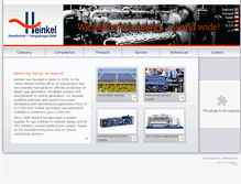 Tablet Screenshot of heinkel-systeme.de
